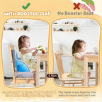 LADIDA Toddler Booster Seat (Blue)