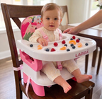 Deluxe Pink Unicorn Baby Foldable Booster Seat with Removable Tray 151