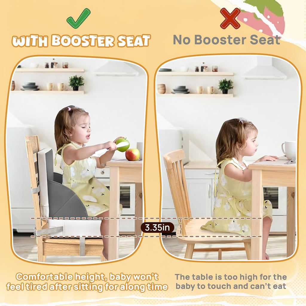 LADIDA Toddler Booster Seat (Grey)