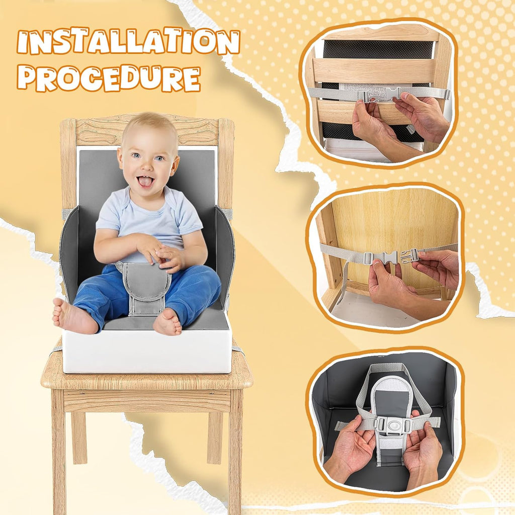 LADIDA Toddler Booster Seat (Grey)