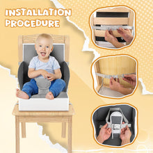 Load image into Gallery viewer, LADIDA Toddler Booster Seat (Grey)