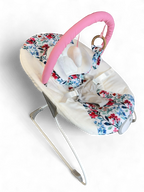 LADIDA My First Baby Bouncer with Soothing Music and Vibration, Removable Toy Bar with 2 Toys Suitable for Newborns - 321