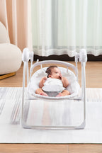 Grey Elephant Electric Baby Swing with Adjustable Speed, Time Control and Music 143