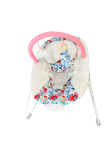 LADIDA Cream Pink Flower BABY BOUNCER - 321