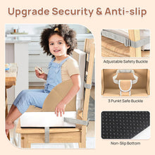 Load image into Gallery viewer, LADIDA Toddler Booster Seat (Khaki)