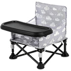 LADIDA Baby Seat Booster Toddlers Dining Seat Removable Tray with Travel Bag Portable 304