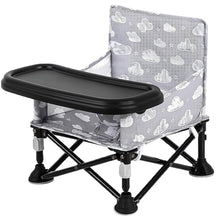 Load image into Gallery viewer, LADIDA Baby Seat Booster Toddlers Dining Seat Removable Tray with Travel Bag Portable 304
