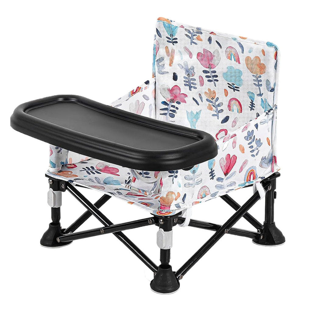 LADIDA Baby Seat Booster Toddlers Dining Seat Removable Tray with Travel Bag Portable 305