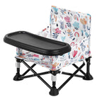 LADIDA Baby Seat Booster Toddlers Dining Seat Removable Tray with Travel Bag Portable 305