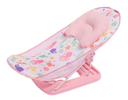 Pink Sea Life Baby Foldable Adjustable Bather Seat, 284