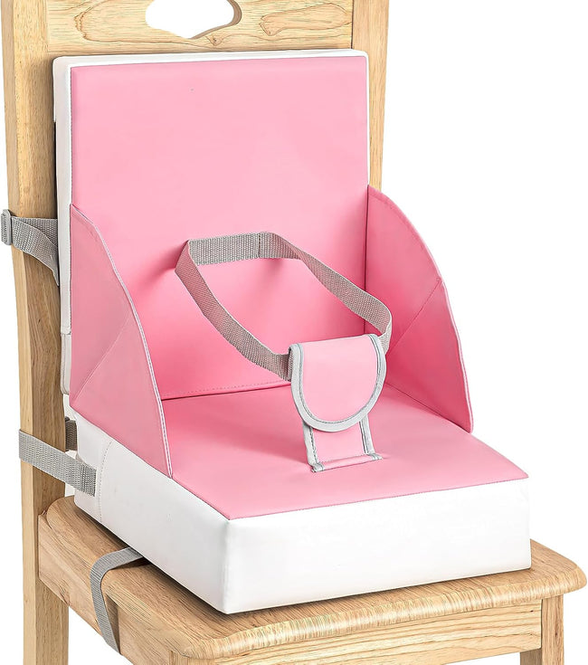 LADIDA Toddler Booster Seat (PU Pink)) Hover Image