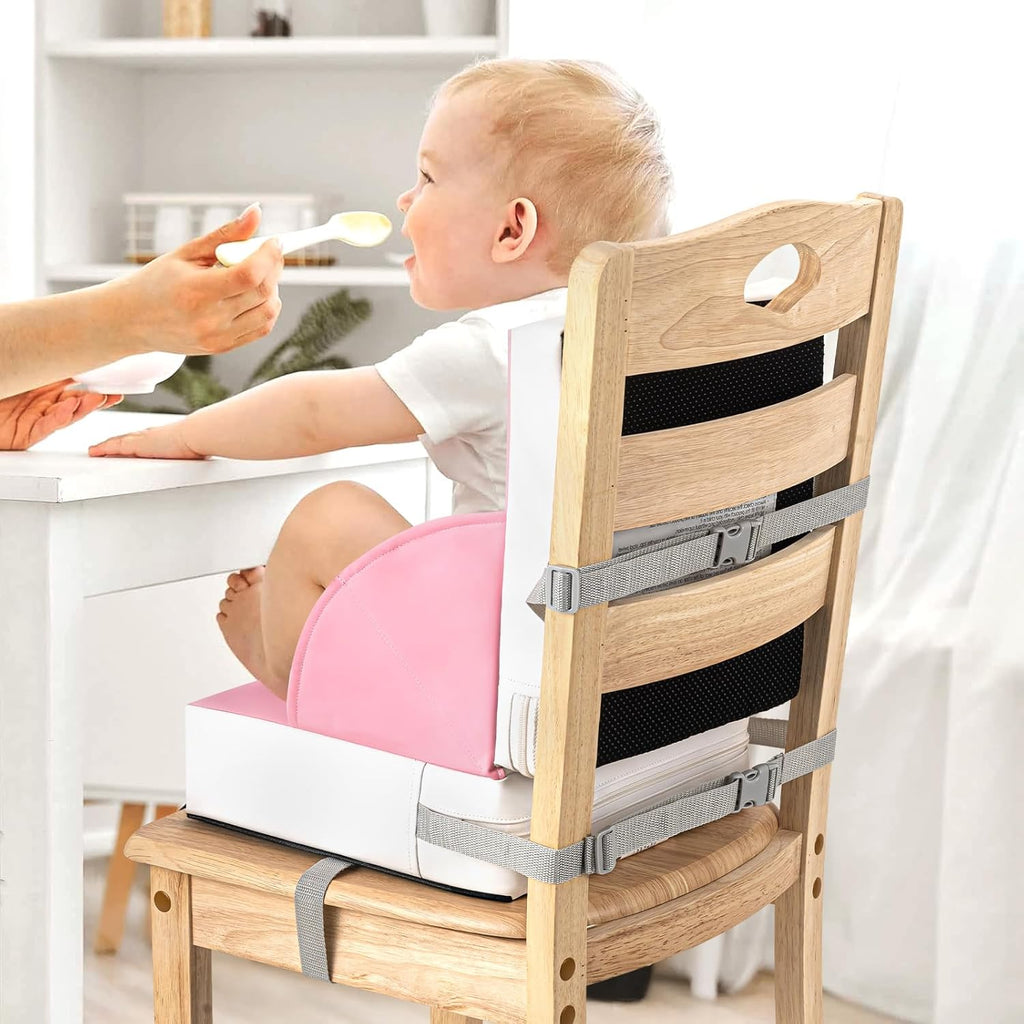LADIDA Toddler Booster Seat (PU Pink))