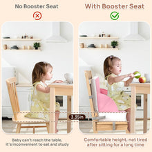 Load image into Gallery viewer, LADIDA Toddler Booster Seat (PU Pink))