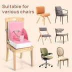 LADIDA Toddler Booster Seat (PU Pink))
