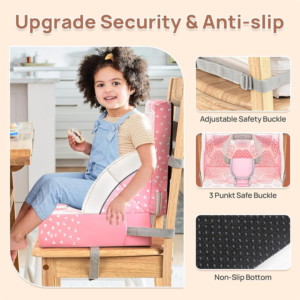 LADIDA Toddler Booster Seat  (Pink)