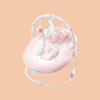 Spring Pink Flower Soft Padded Reclinable Baby Bouncer with Music, White Noise, Viberation Baby Bouncer - 76