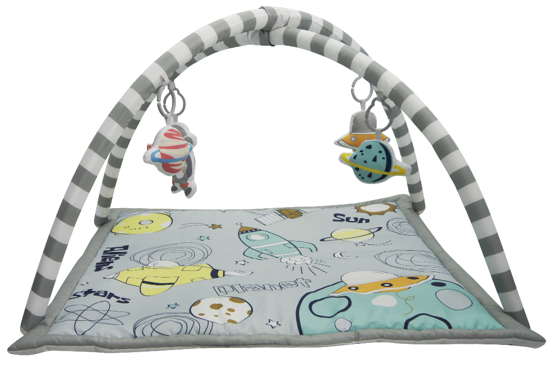 LADIDA Grey Space Tour Baby Play Mat-101