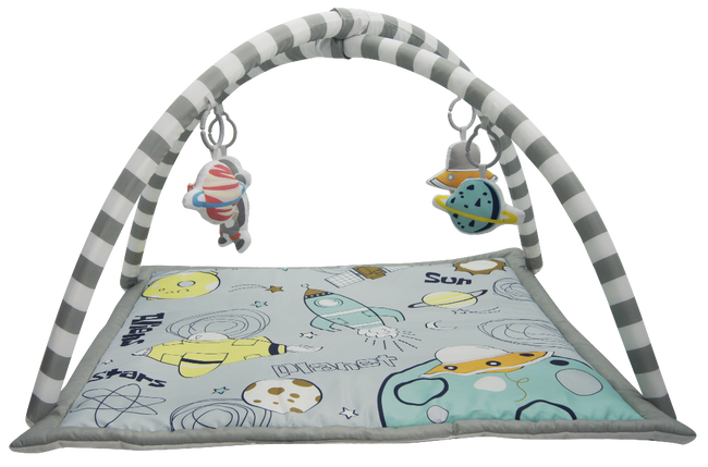 LADIDA Grey Space Tour Baby Play Mat-101 Main Image