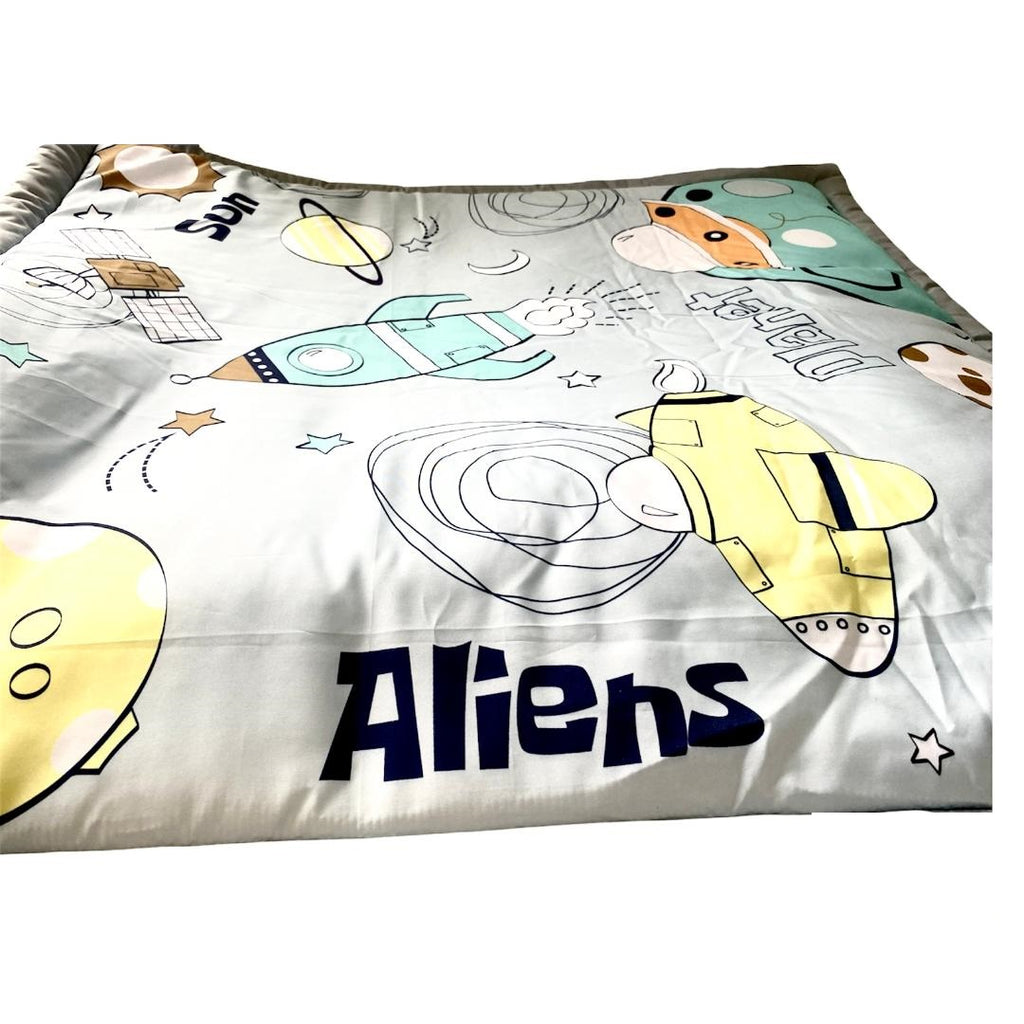 LADIDA Grey Space Tour Baby Play Mat-101