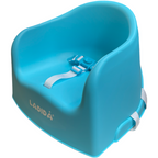 LADIDA Portable Booster Seat, Travel High Chair, Suitable for Feeding and Dining (Blue) 417