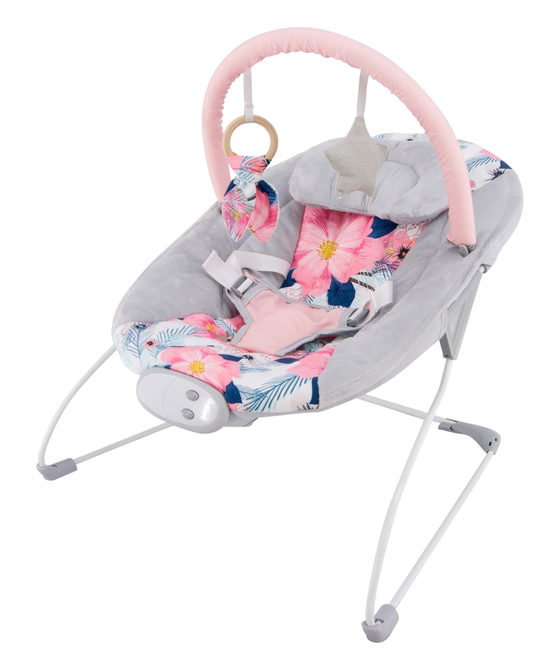 LADIDA Sakura Baby Bouncer With Soothing Music and Viberation-147
