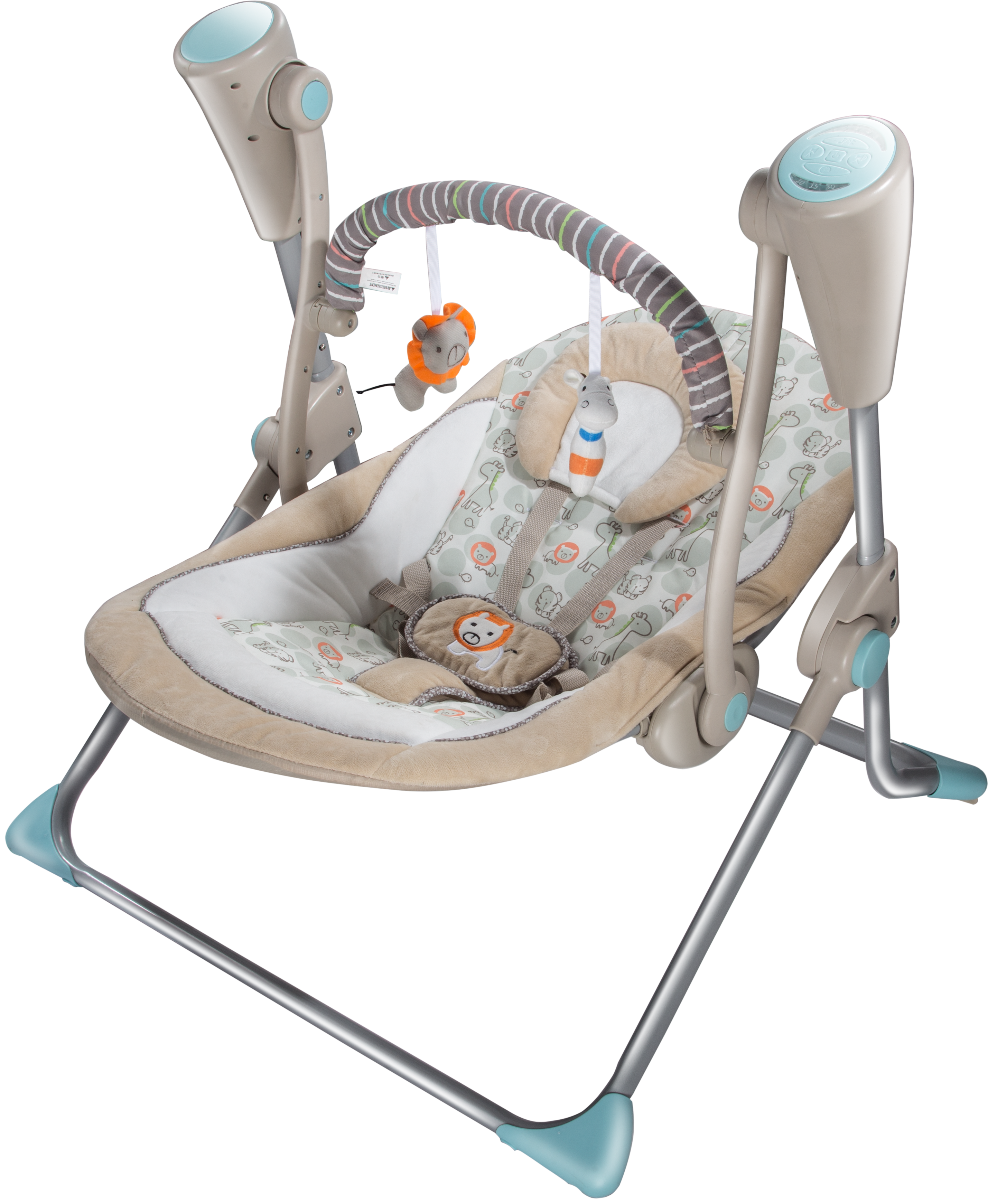 Brown Animal Electric Baby Swing (Brown 882)