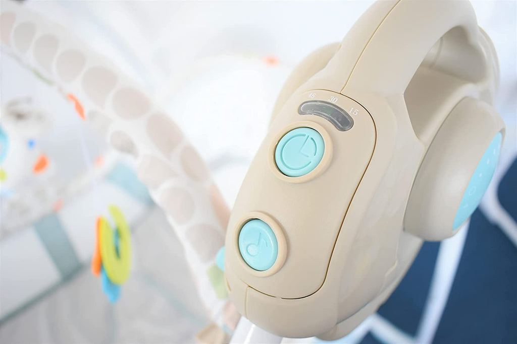 Beige Electric Baby Cradle Swing (Beige 200)