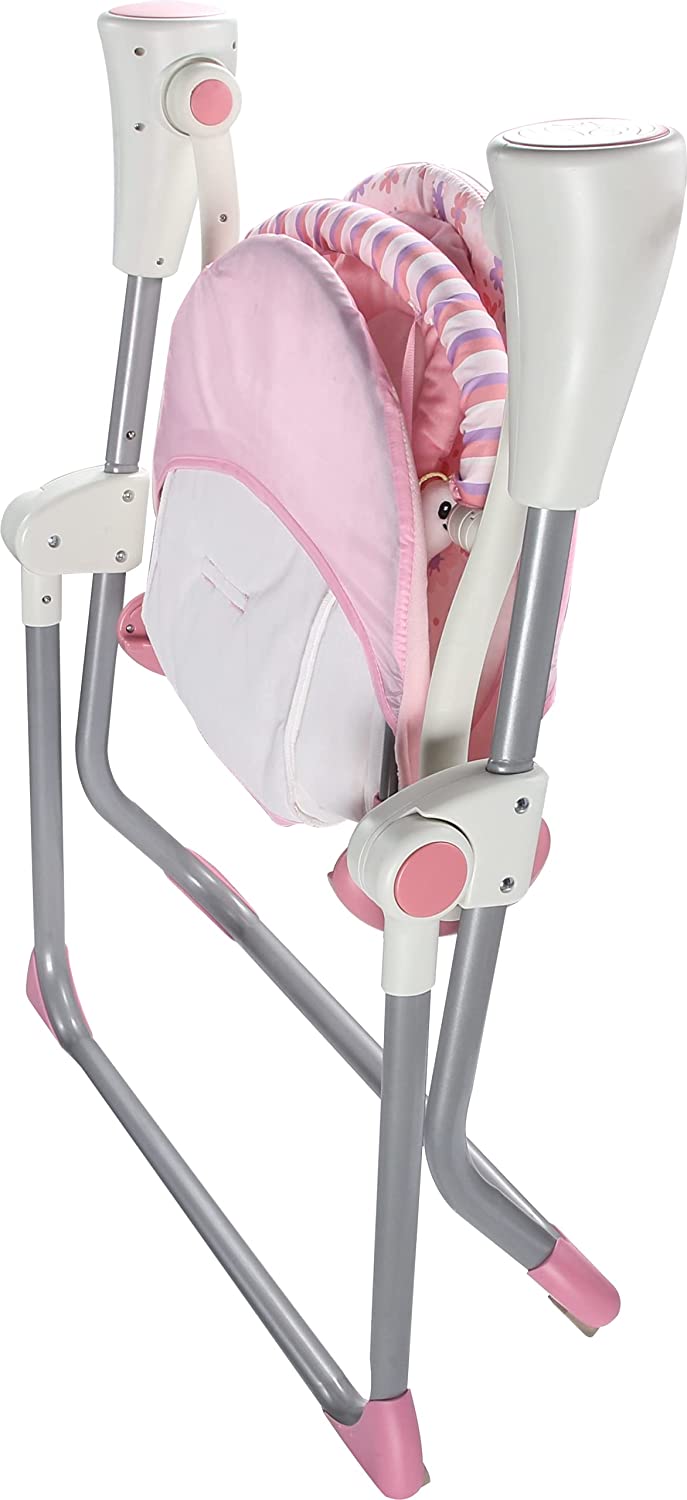 Pink Animal Electric Baby Swing (Pink 881)