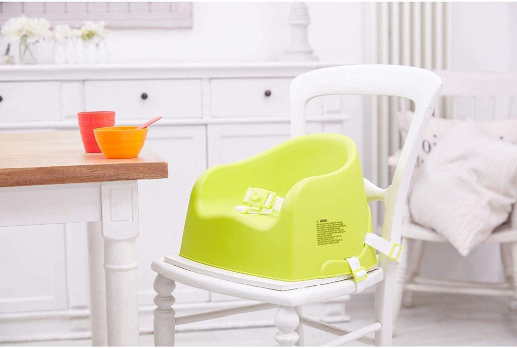 LADIDA Portable Booster Seat, Travel High Chair, Suitable for Feeding and Dining (Green) 415