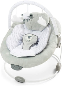 Grey Lamb Soft Padded Reclinable Baby Bouncer with Music, White Noise, Viberation - 77