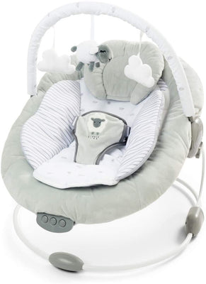 Grey Lamb Soft Padded Reclinable Baby Bouncer with Music, White Noise, Viberation - 77