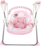 Pink Animal Electric Baby Swing (Pink 881)