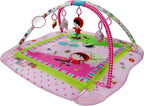 Pink 4 in 1 Large Baby Playmat with Light & Musical Toys