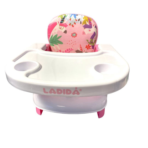 Deluxe Pink Unicorn Baby Foldable Booster Seat with Removable Tray 151