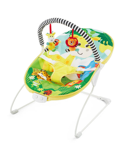 Safari Bright Colour Baby Bouncer with Soothing Music and Viberation - 695