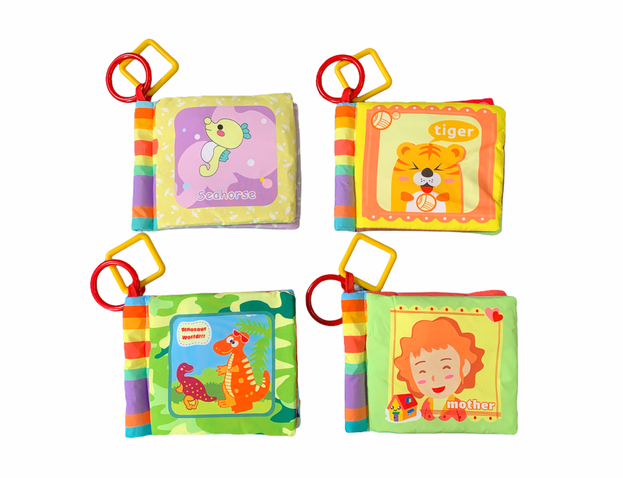 Soft Cloth Books 4pcs