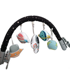 LADIDA Baby Activity Toy Arch with Universal Fittings for Pram Pushchair Buggy Car Seat (Blue)