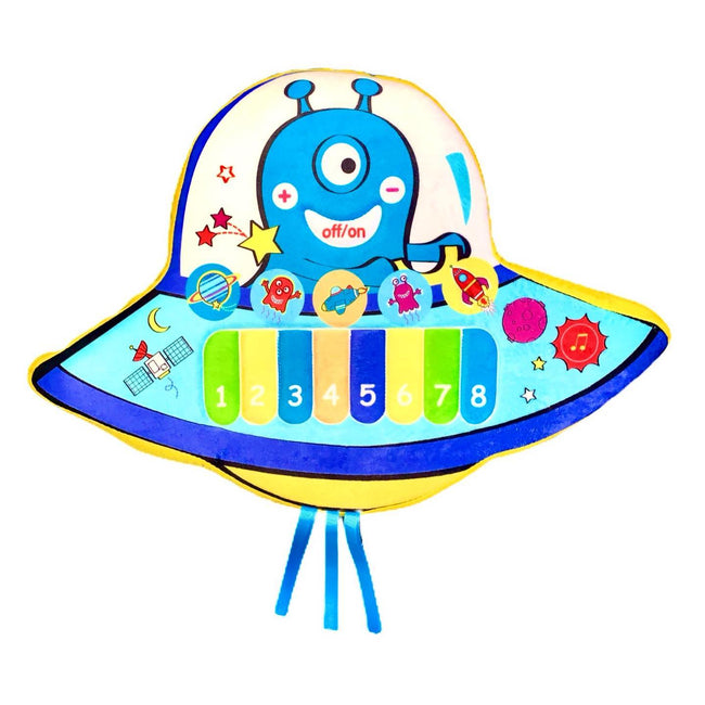 Musical Spaceship Plush Toy Hover Image