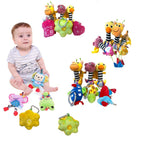 LADIDA Clip on Soft Baby Toys 6pcs, toys, Cot, Pushchair. 0+months Girl Style