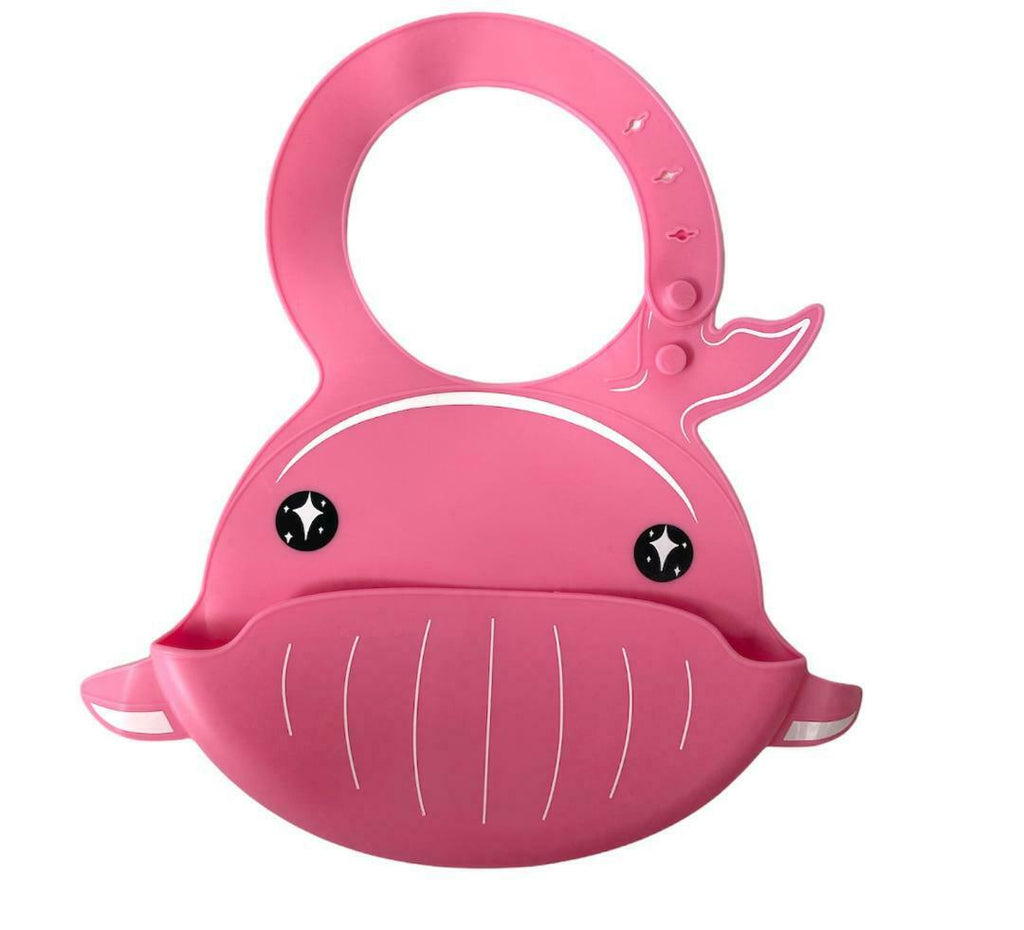 Silicone Cute Cartoon Soft Baby Bib Food catcher BPA Free Food Baby Apron seller