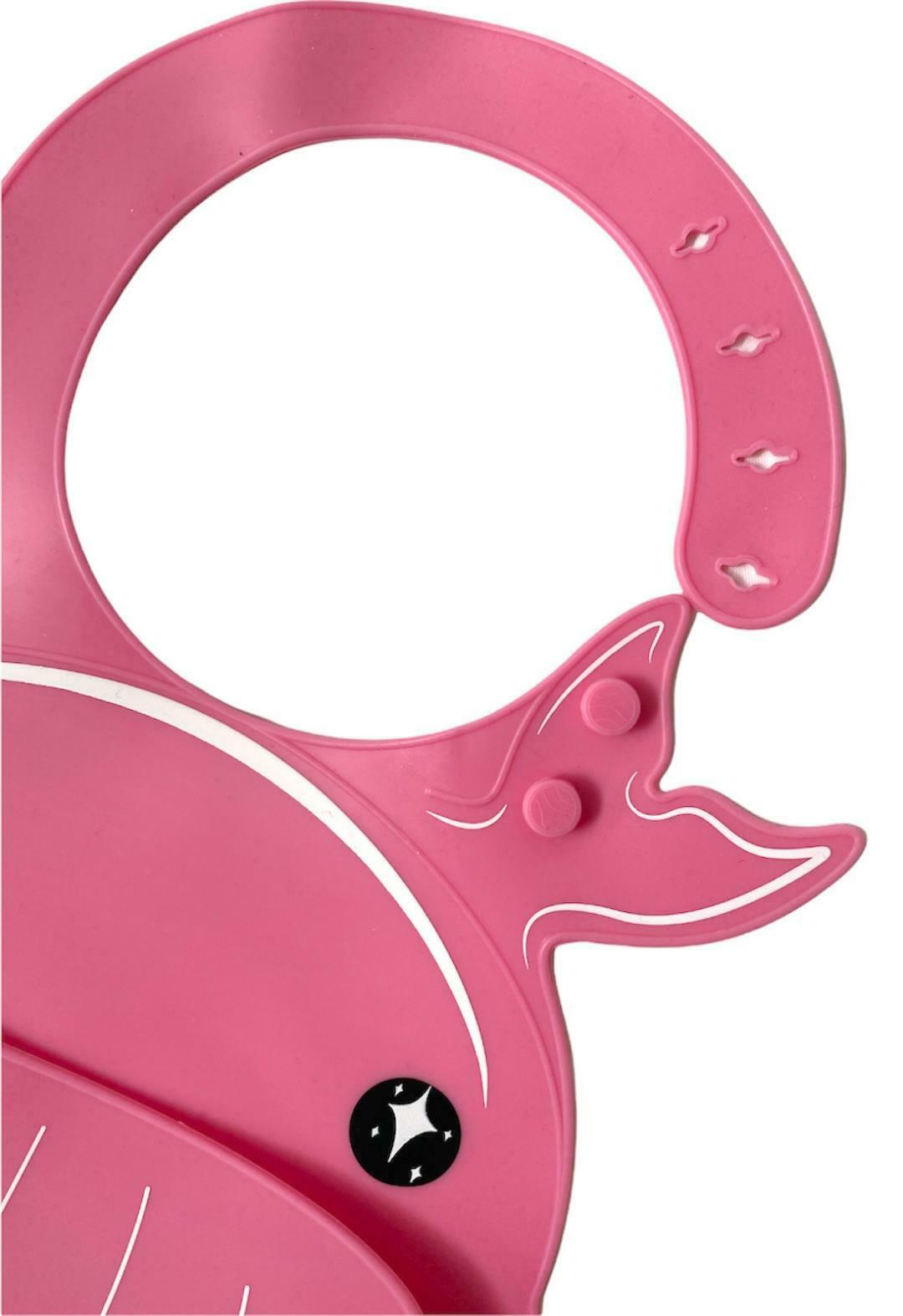 Silicone Cute Cartoon Soft Baby Bib Food catcher BPA Free Food Baby Apron seller