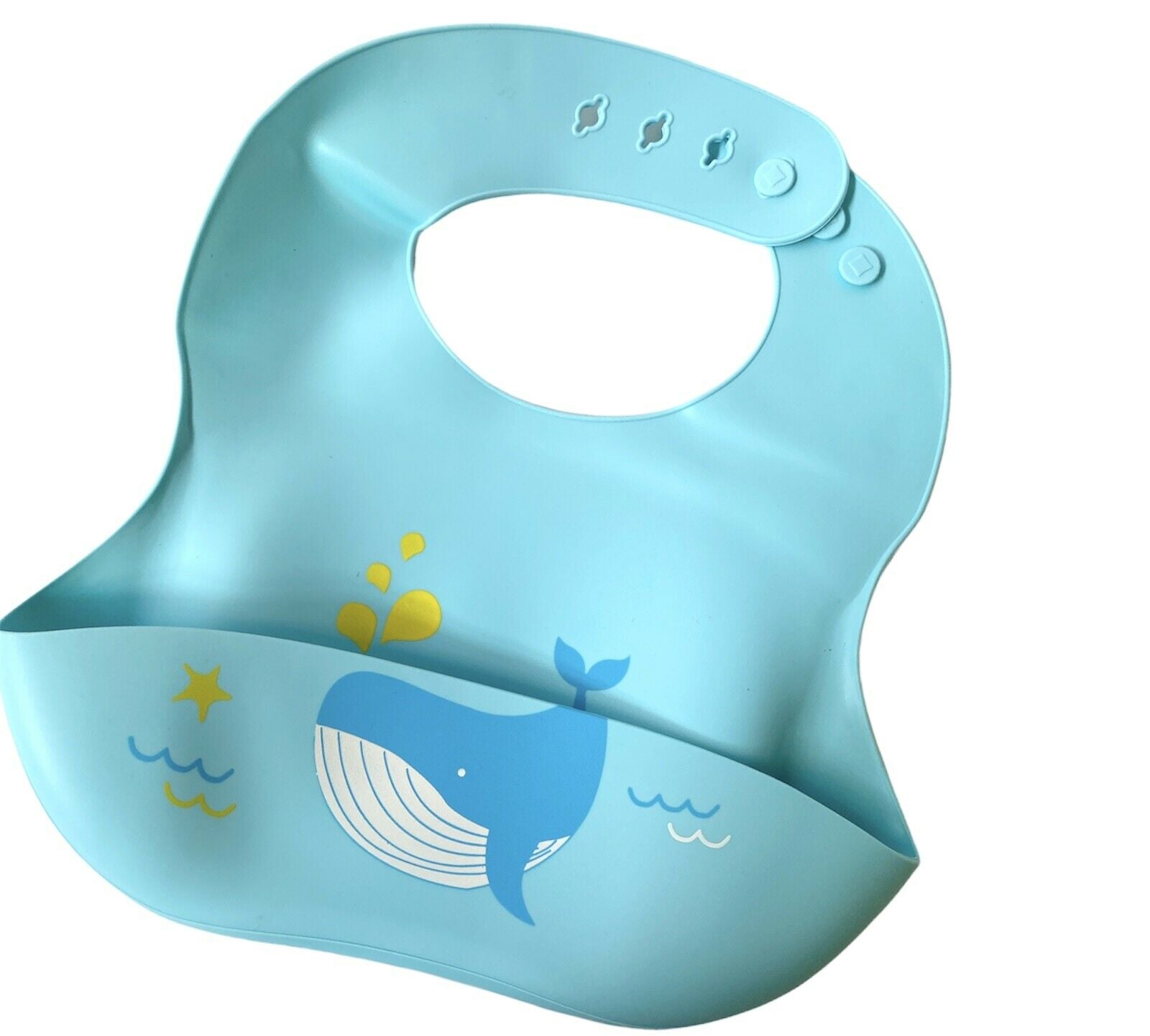 Silicone Cute Cartoon Soft Baby Bib Food catcher BPA Free Food Baby Apron seller