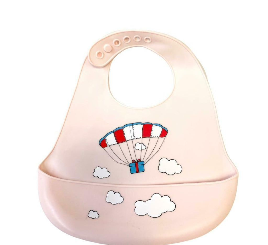 Silicone Cute Cartoon Soft Baby Bib Food catcher BPA Free Food Baby Apron seller