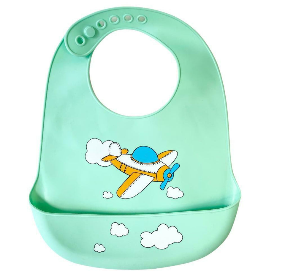 Silicone Cute Cartoon Soft Baby Bib Food catcher BPA Free Food Baby Apron seller