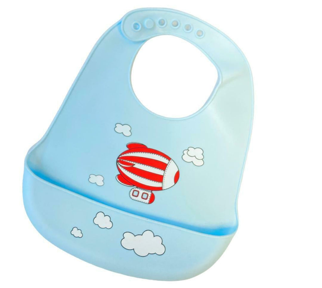 Silicone Cute Cartoon Soft Baby Bib Food catcher BPA Free Food Baby Apron seller