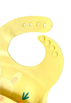 Silicone Cute Cartoon Soft Baby Bib Food catcher BPA Free Food Baby Apron seller