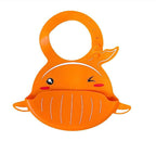 Silicone Cute Cartoon Soft Baby Bib Food catcher BPA Free Food Baby Apron seller